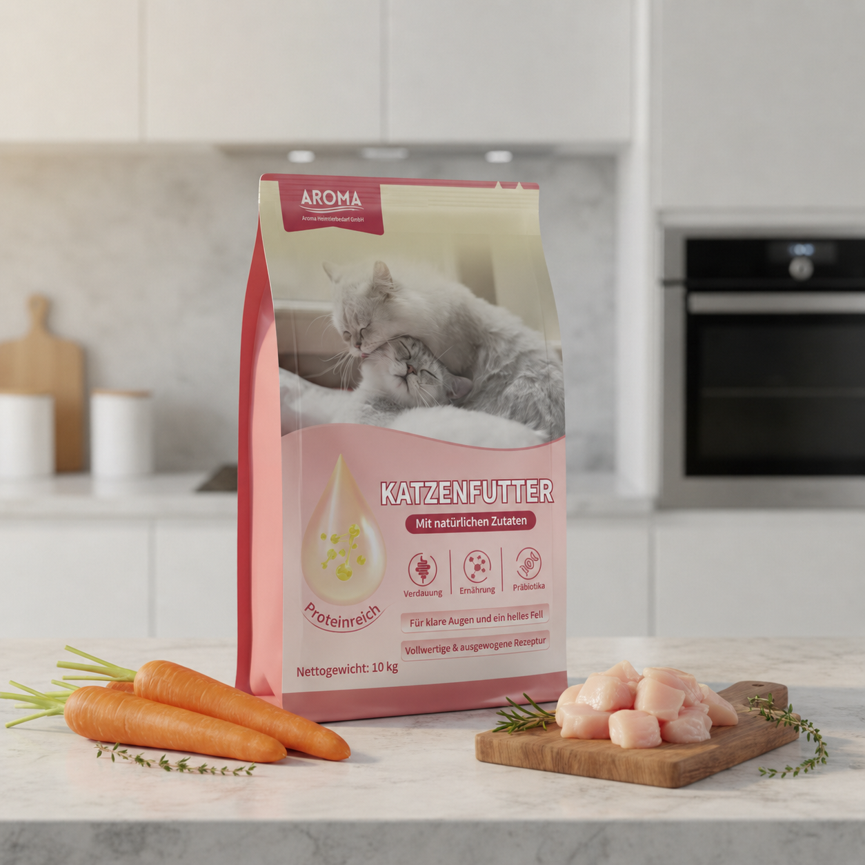 Premium Katzenfutter – Proteinreiche Vollnahrung mit natürlichen Zutaten