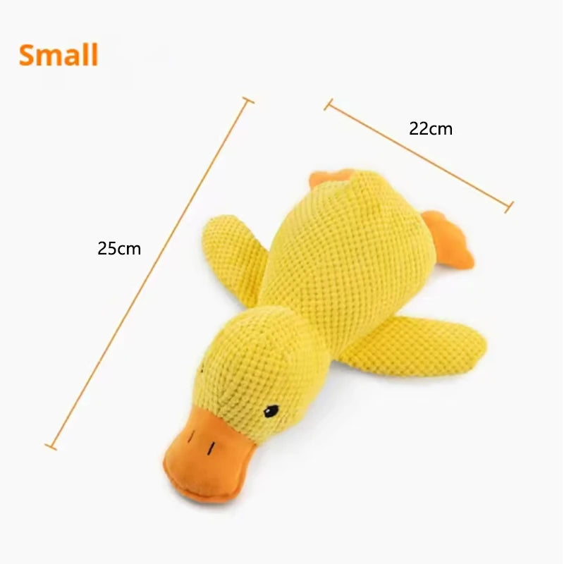 Engaging Plush Duck Toy for Dogs - Interactive, Bite-Resistant & Teeth-Cleaning Fun for Your Pup!