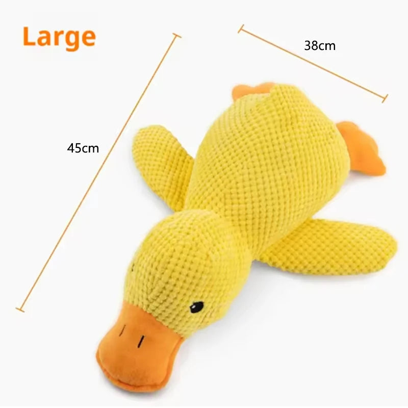 Engaging Plush Duck Toy for Dogs - Interactive, Bite-Resistant & Teeth-Cleaning Fun for Your Pup!