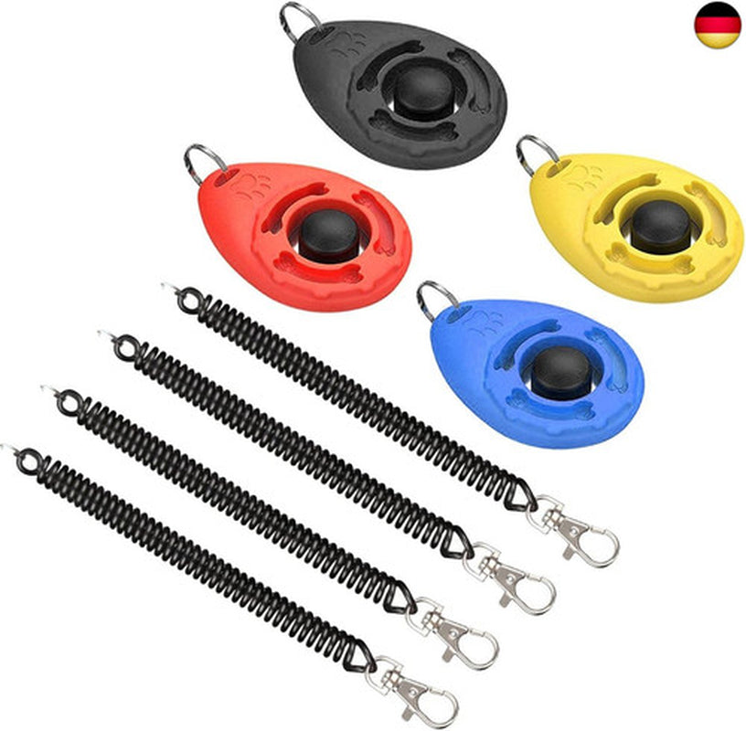 Hunde Clicker, 4 Stück Trainings-Clic