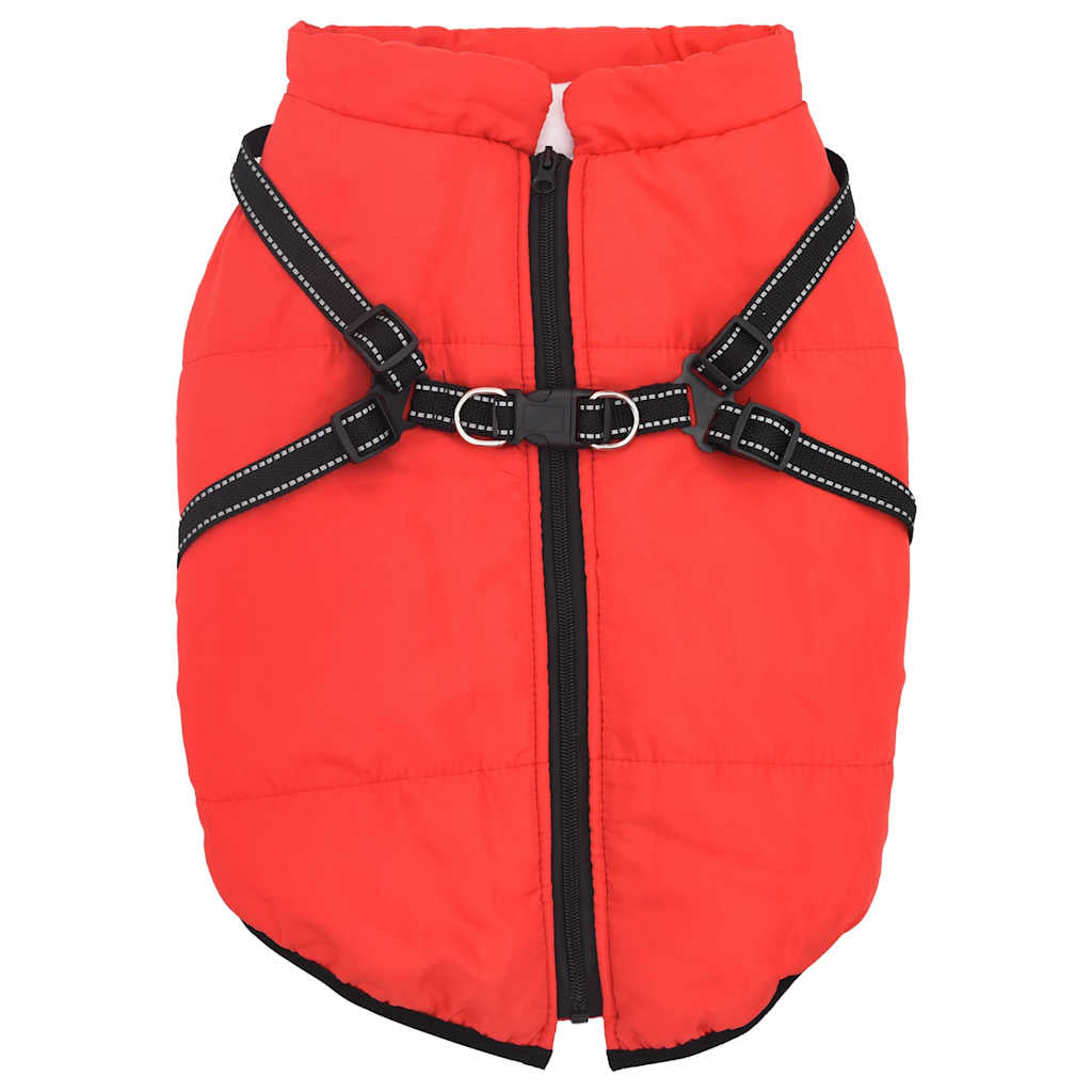 Hundemantel Hundejacke Hundeweste Mit Geschirr Wasserdicht Reflektierend Vidaxl