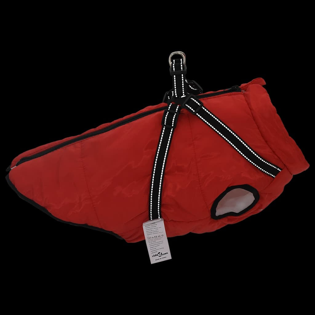 Hundemantel Hundejacke Hundeweste Mit Geschirr Wasserdicht Reflektierend Vidaxl